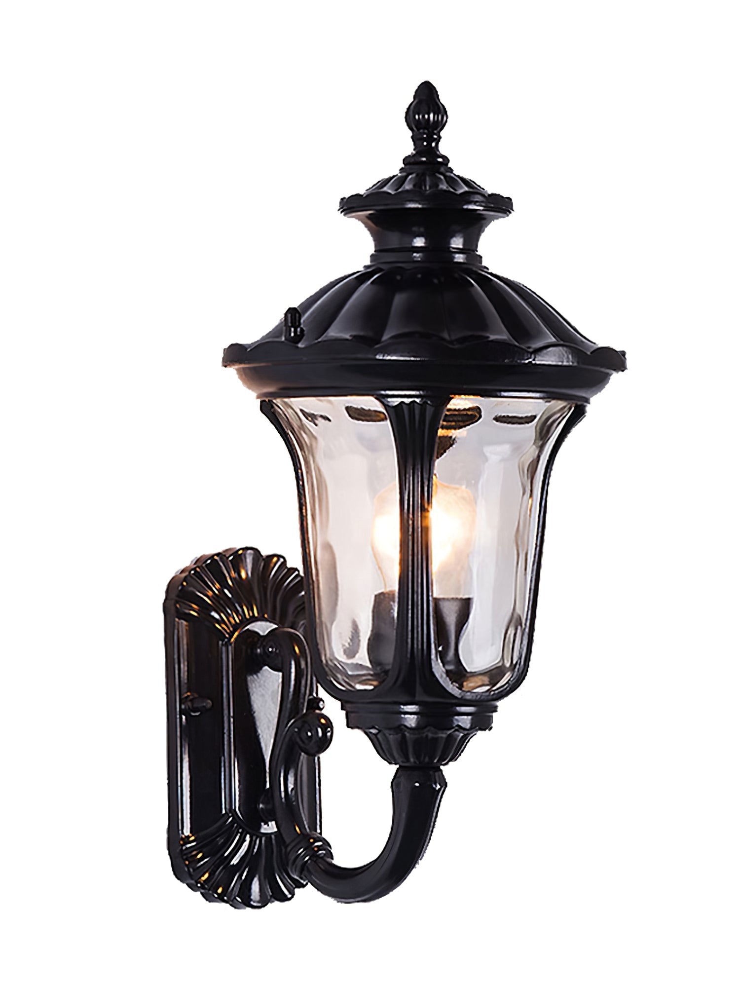 Verenia Wasserdichte Retro-Außenwandleuchte mit Mattglas für stilvolle Beleuchtung