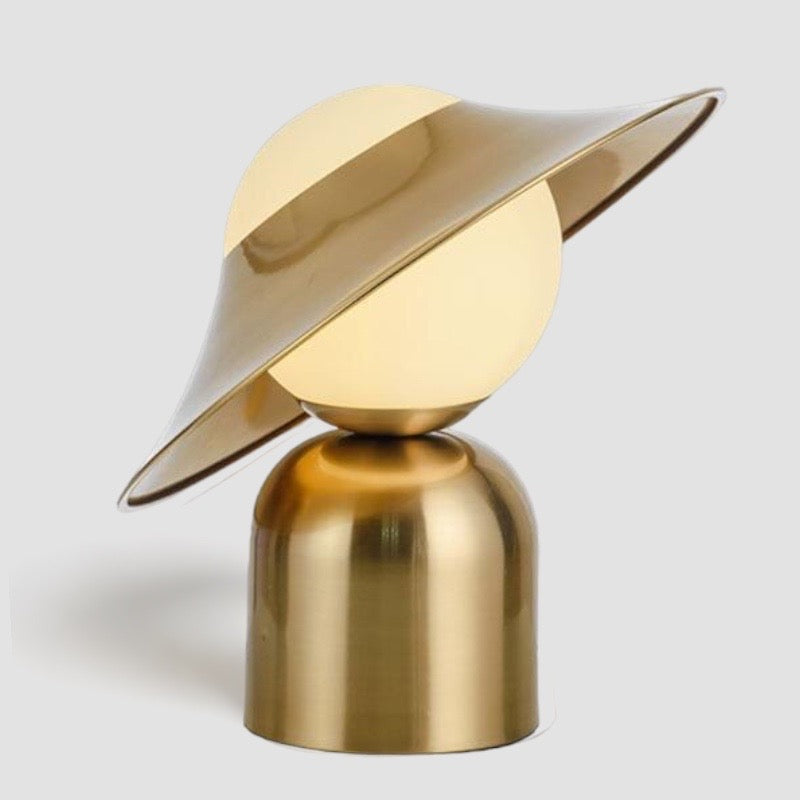 Verena - Stilvolle moderne goldene LED-Tischlampe für elegantes Ambiente