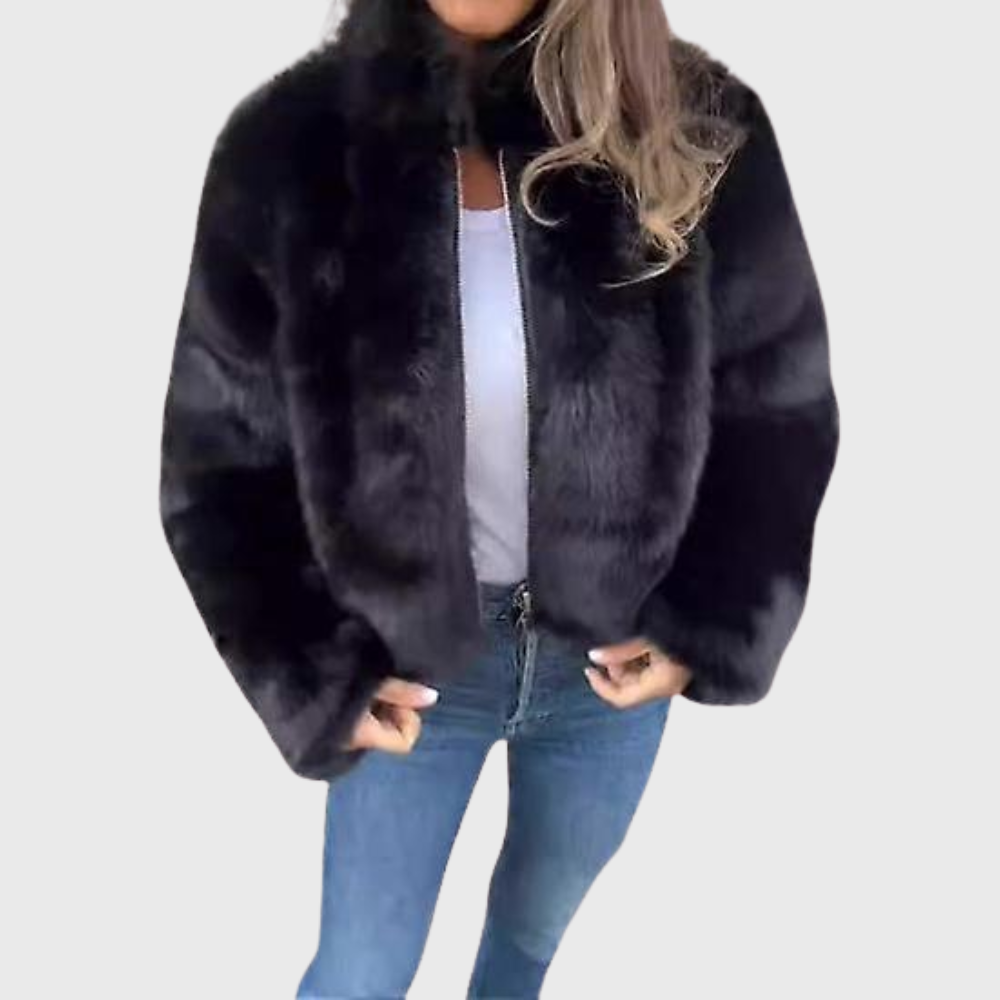 Giacca in pile termico Teddy Heather - ultra calda e accogliente