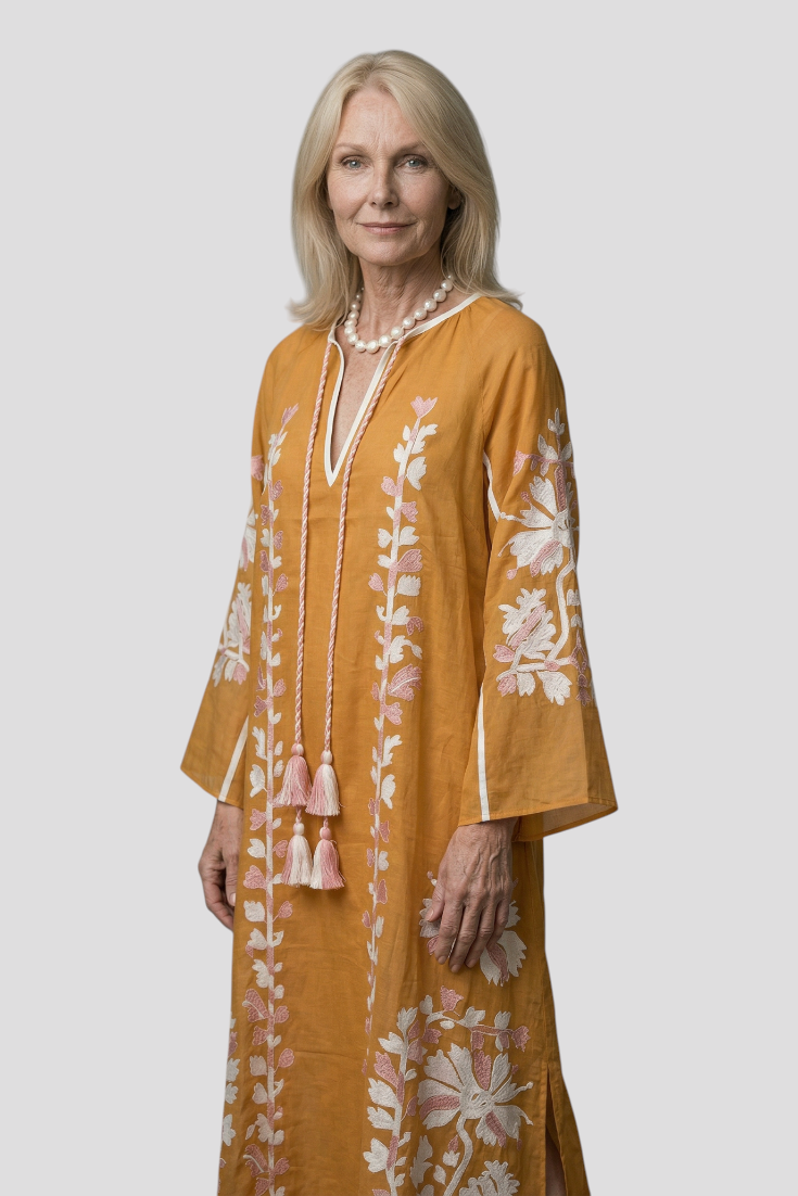 Maxi-Boho-Druck-oversize-Kleid für einen bequemen und trendigen Stil
