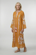 Maxi boheme-print oversize kjole til en behagelig og trendy stil