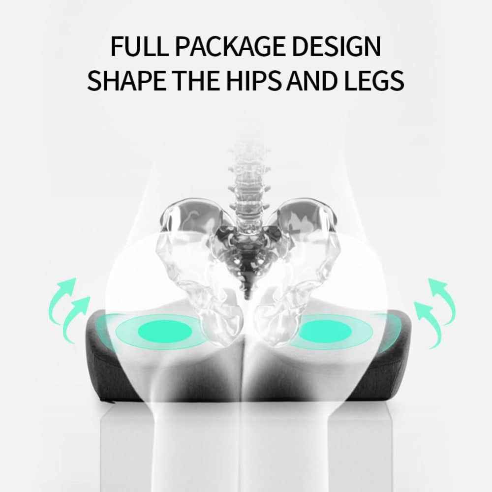 Postura - Komfortables ergonomisches Sitzkissen zur sofortigen Entlastung von Rücken und Hüfte