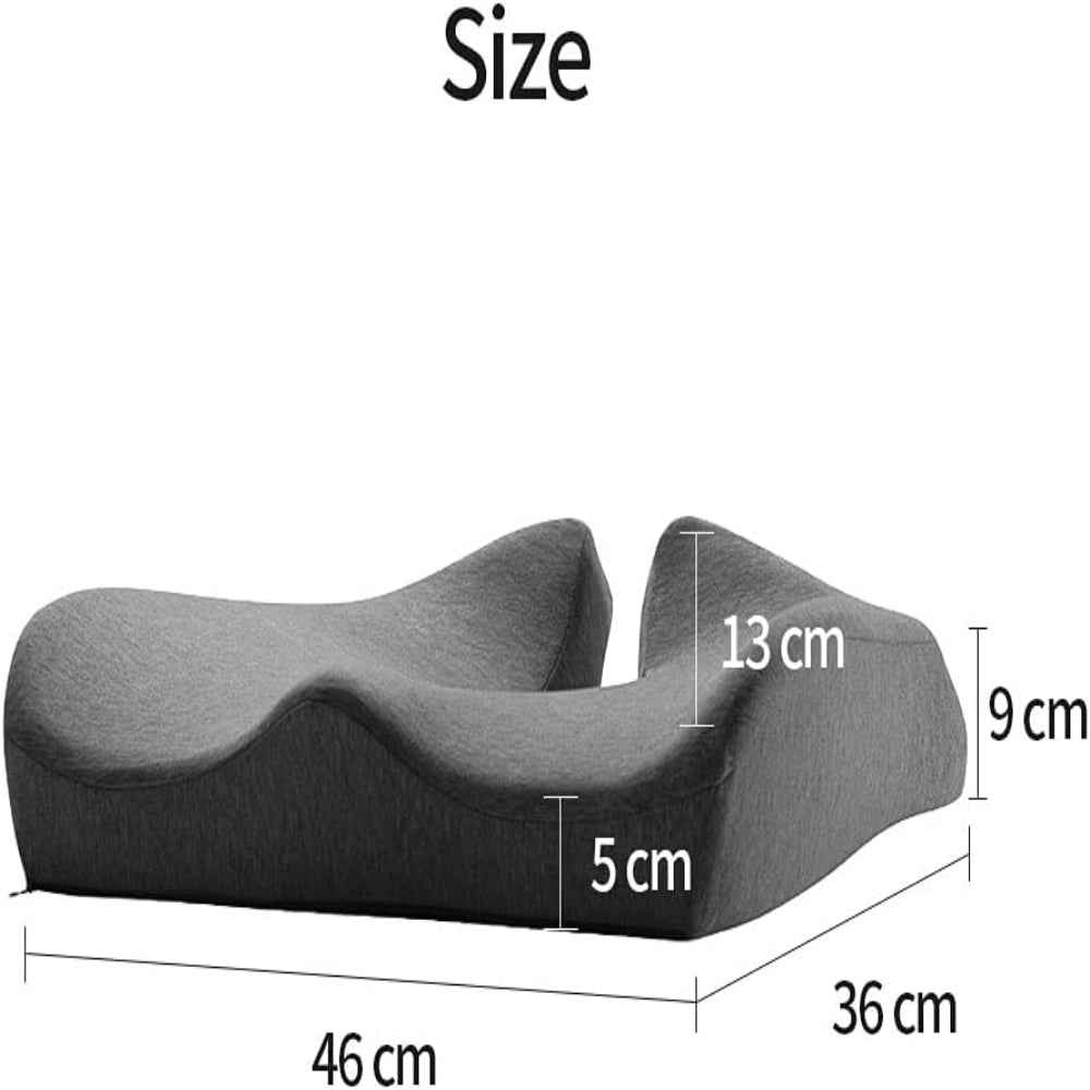 Postura - Komfortables ergonomisches Sitzkissen zur sofortigen Entlastung von Rücken und Hüfte