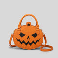 Kürbis-Handtasche aus Kunstleder - Halloween-Accessoire