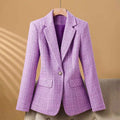 Blazer in tweed bouclé Olivia da donna