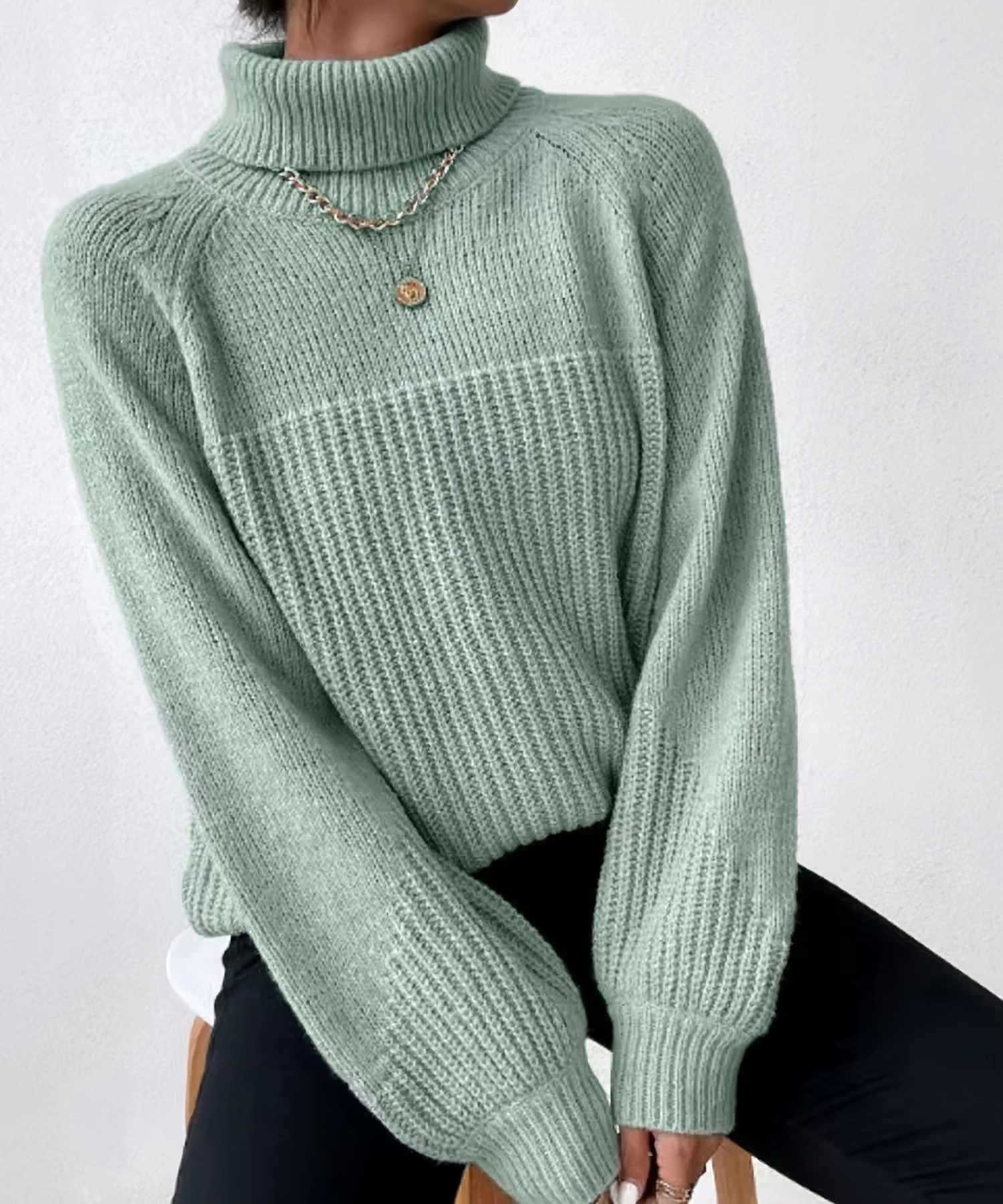 Eleganter Damen Rollkragenpullover für stilvollen Komfort
