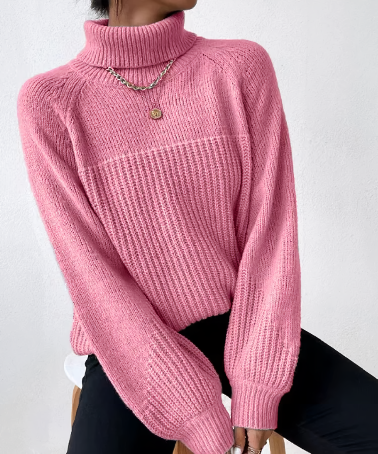 Eleganter Damen Rollkragenpullover für stilvollen Komfort