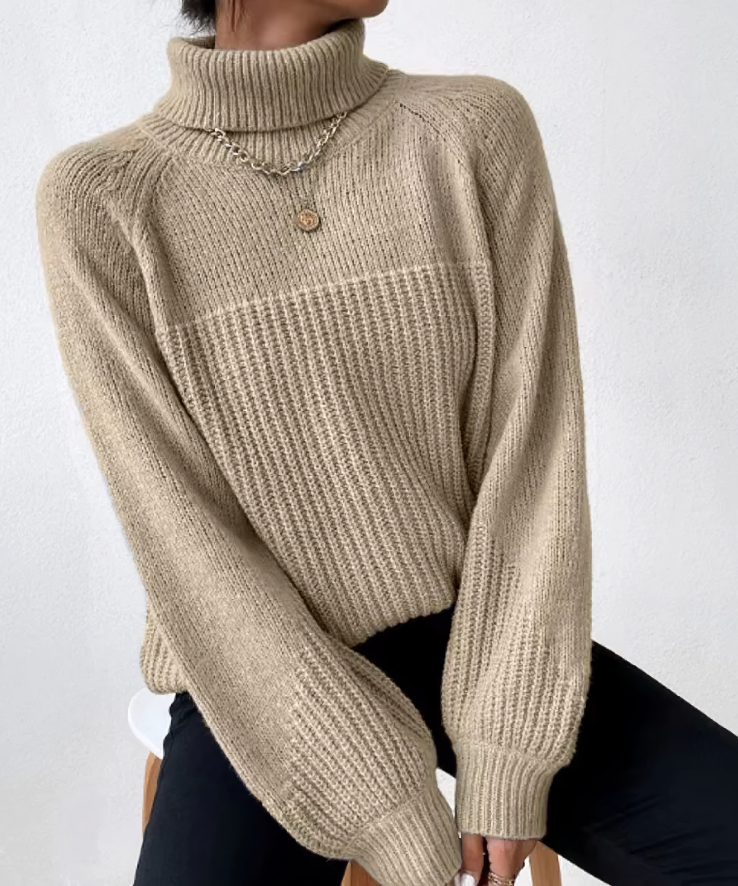 Eleganter Damen Rollkragenpullover für stilvollen Komfort