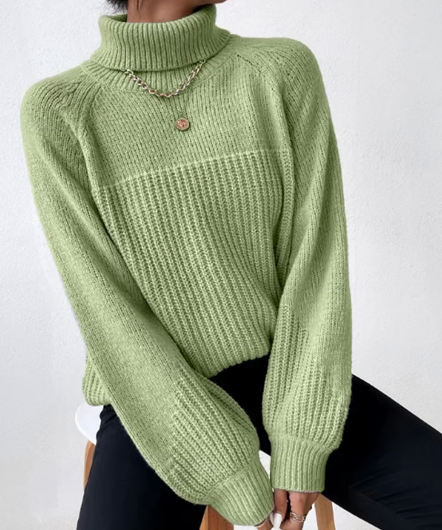 Eleganter Damen Rollkragenpullover für stilvollen Komfort