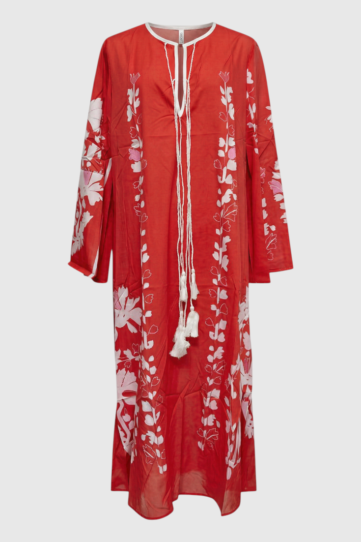 Maxi-Boho-Druck-oversize-Kleid für einen bequemen und trendigen Stil