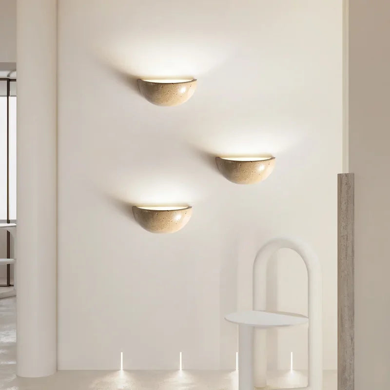 Wandleuchten aus PolarArc Stein – Eleganz und natürliches Licht für Ihr Zuhause