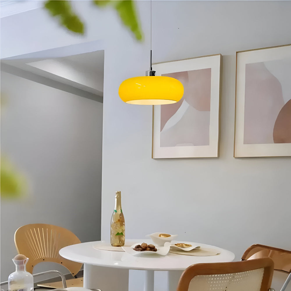 Cirquella Bauhaus Glas-Pendelleuchte - Rundes Design