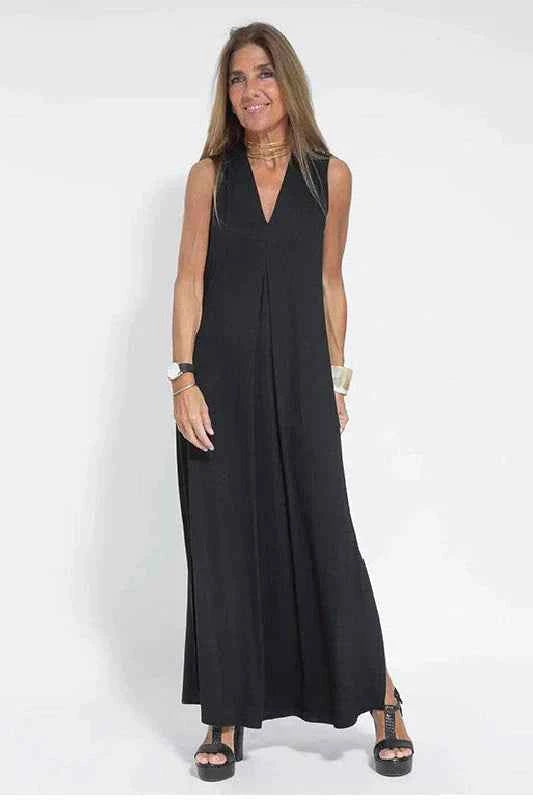 CLARA™ Schickes Maxikleid mit kostenlosem Cardigan – Müheloser Stil