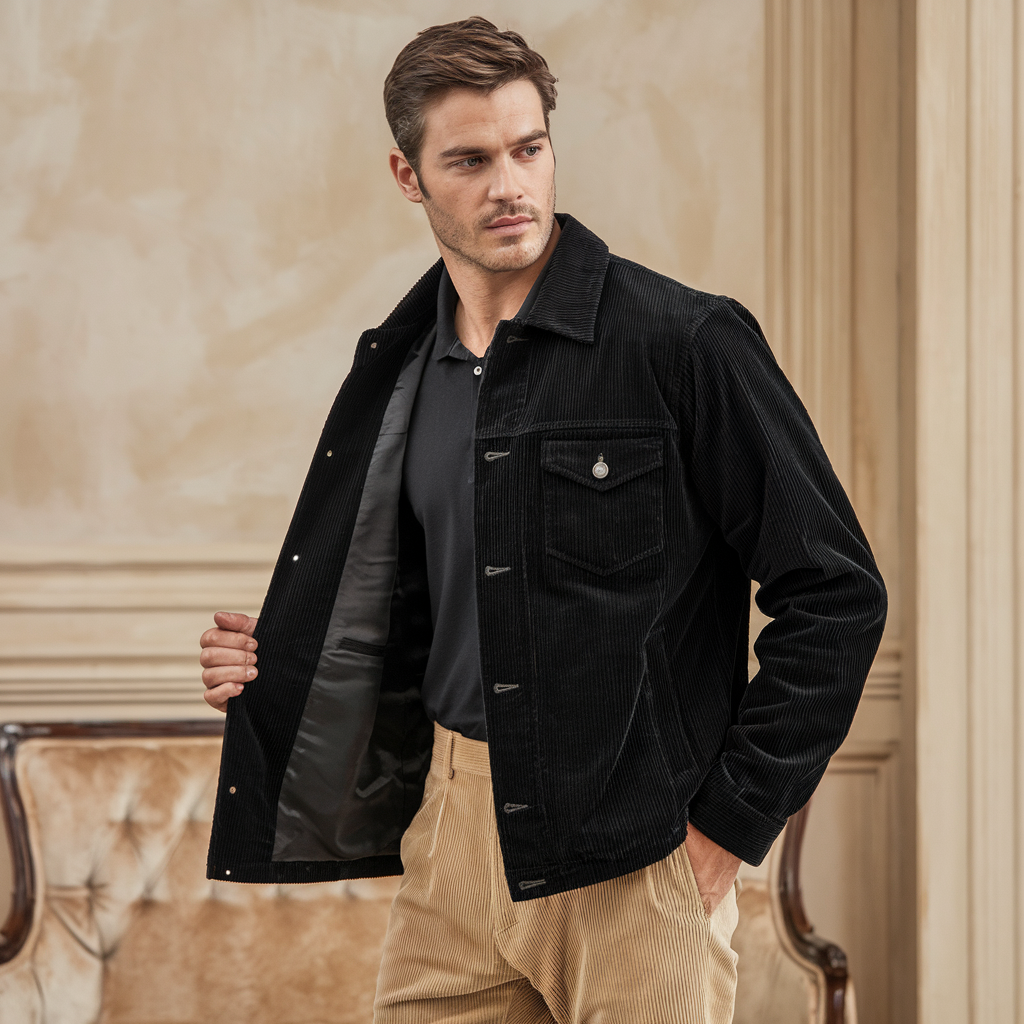 Robert | Herren Cordjacke – Klassisches Design für Jeden Anlass 4
