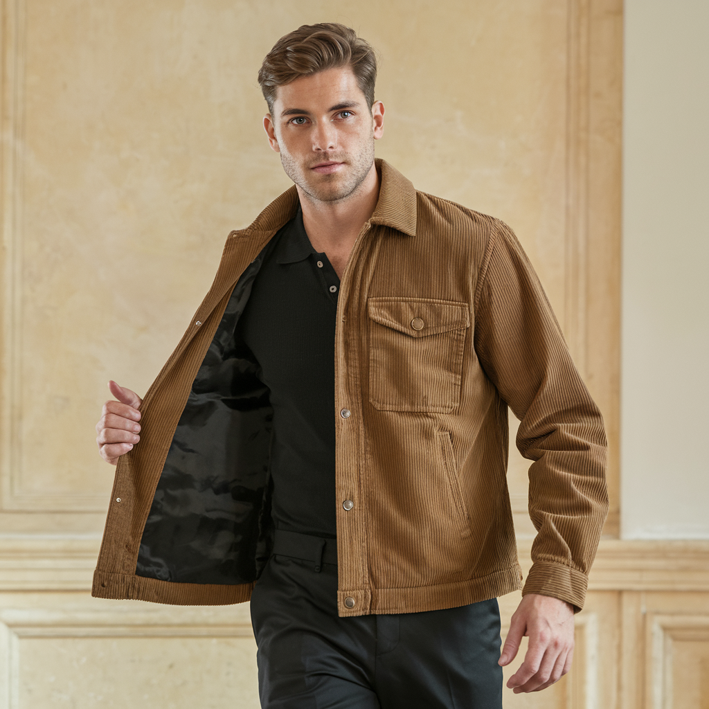 Robert | Herren Cordjacke – Klassisches Design für Jeden Anlass 5
