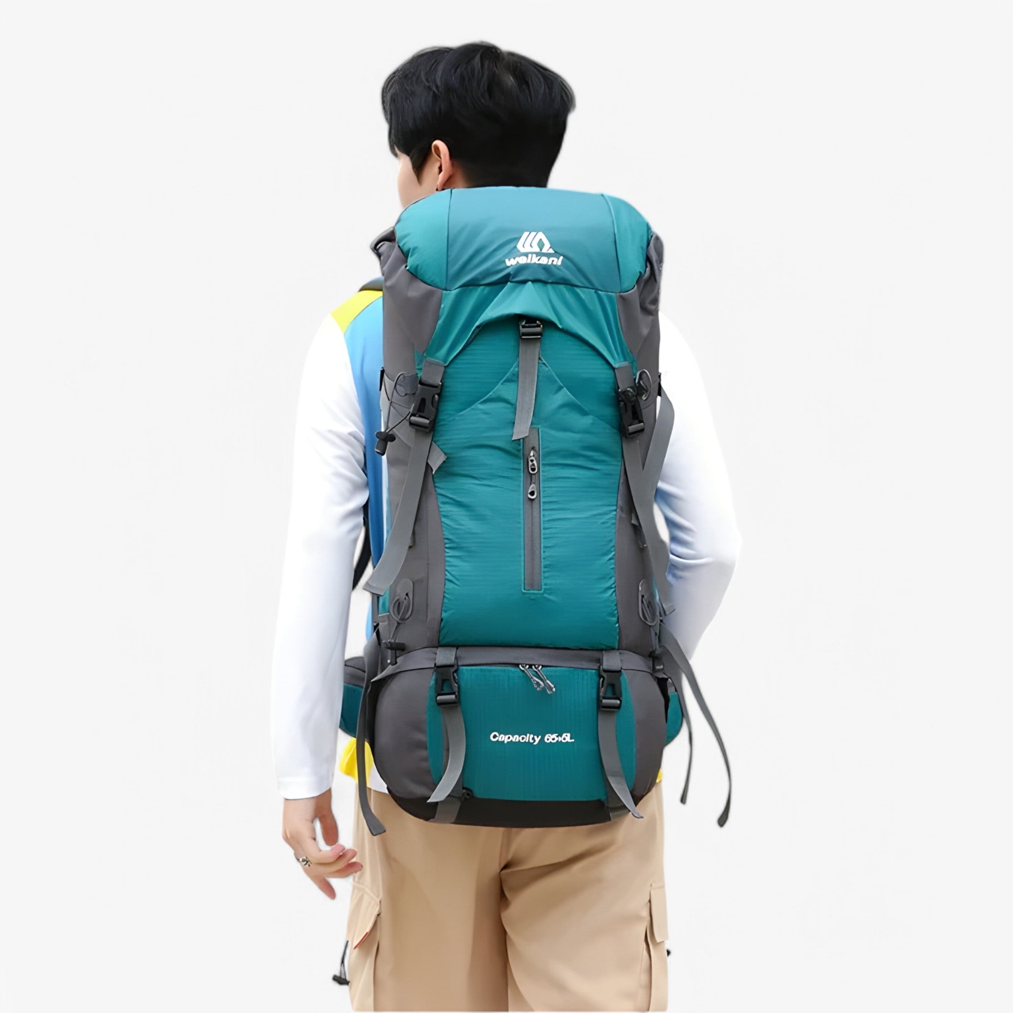 Robuster 70L Campingrucksack mit Regenschutz 4