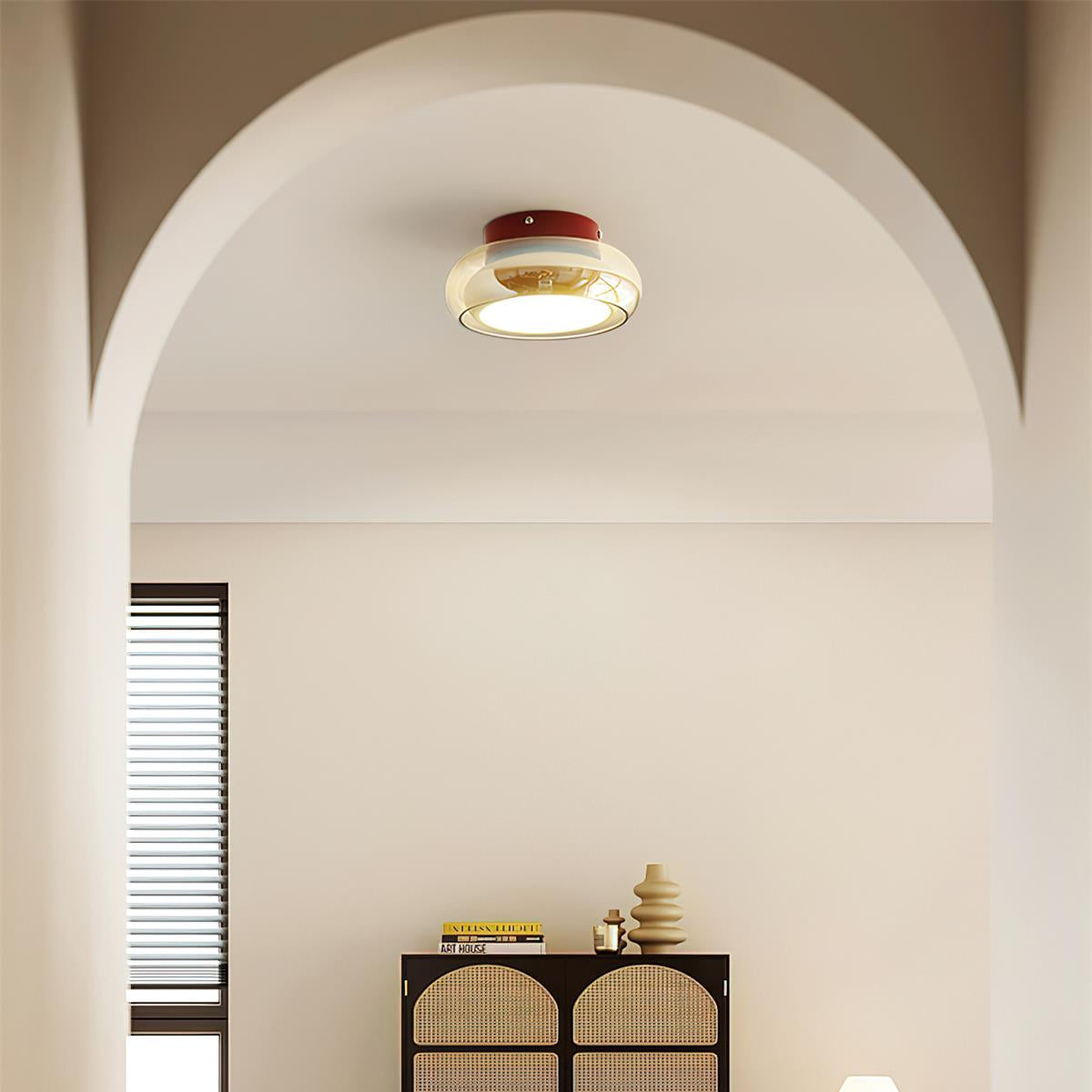 Retro Glas LED-Deckenleuchte - 3 Farbtemperaturen