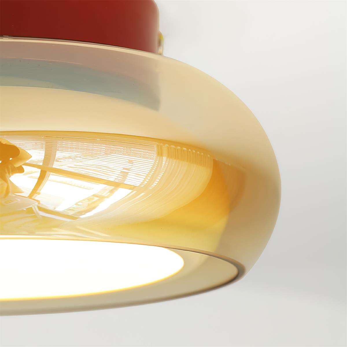 Retro Glas LED-Deckenleuchte - 3 Farbtemperaturen
