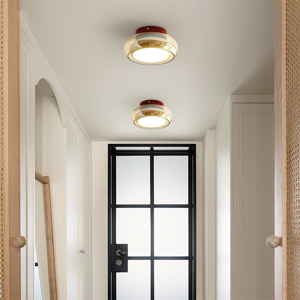 Retro Glas LED-Deckenleuchte - 3 Farbtemperaturen