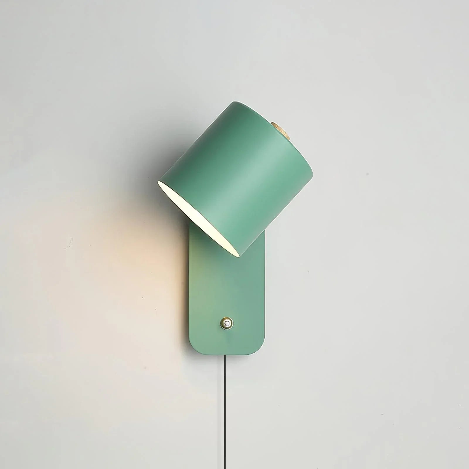Velanira - Moderne zylinderförmige Wandleuchte mit Stecker für einfache Installation