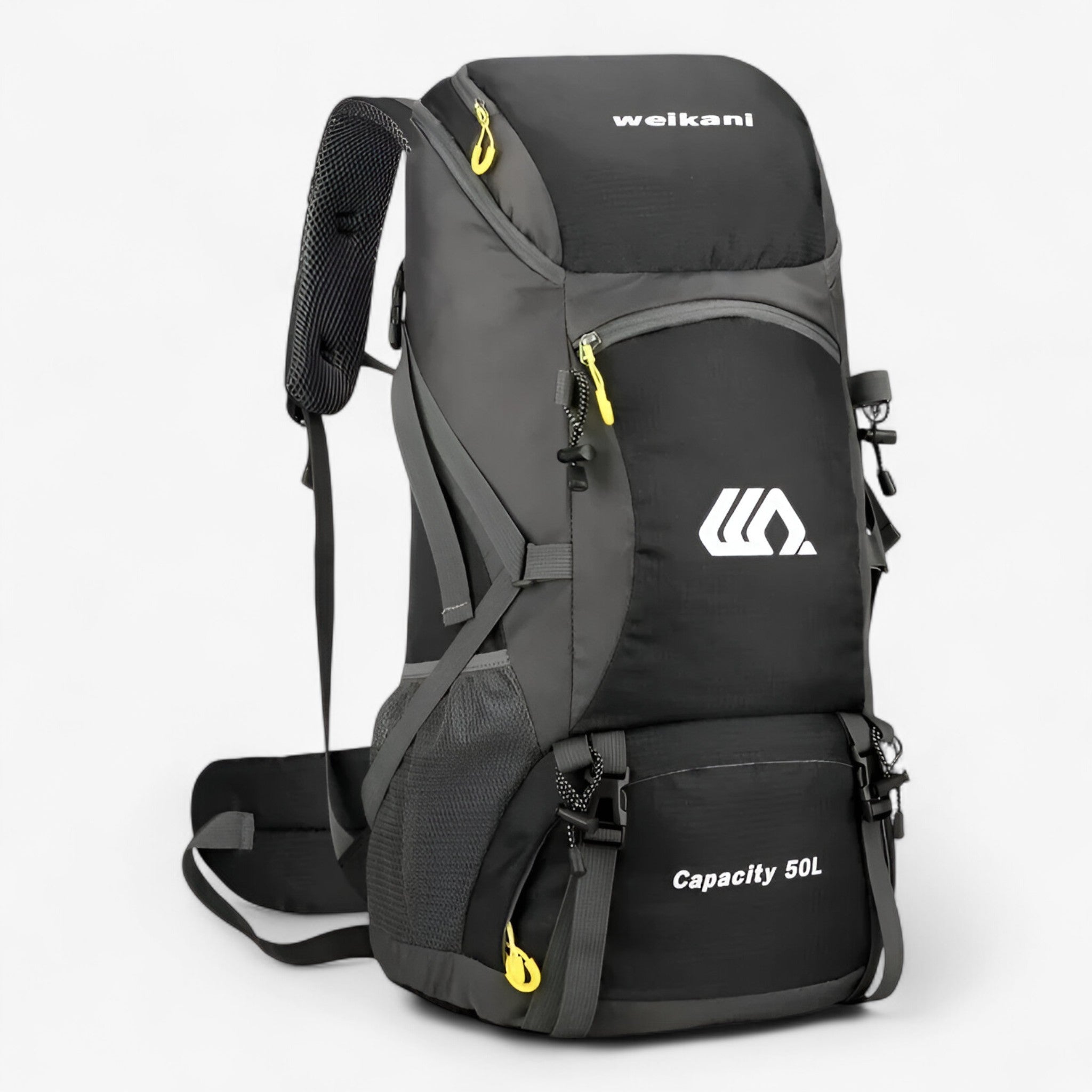 Rucksack Herren 50L Multifunktional Schwarz 0