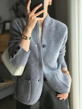 Women's Soft Cashmere-Style Button Cardigan