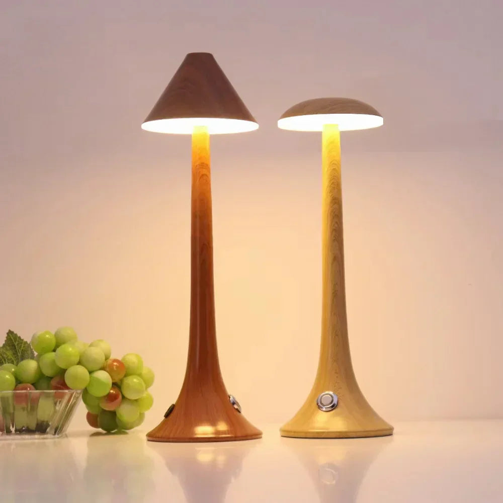 Wiederaufladbare Tischlampe GlowShroom – Elegante und praktische Beleuchtung für Ihr Zuhause