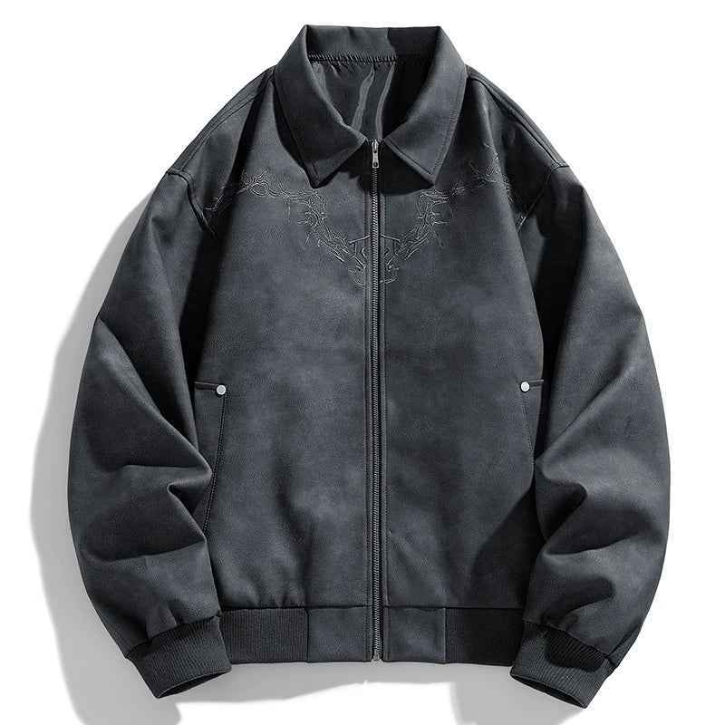 Elegante und trendige Wildlederjacke Anthrax