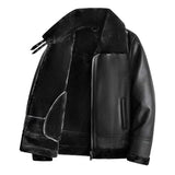 Elegante und klassische Lederfliegerjacke
