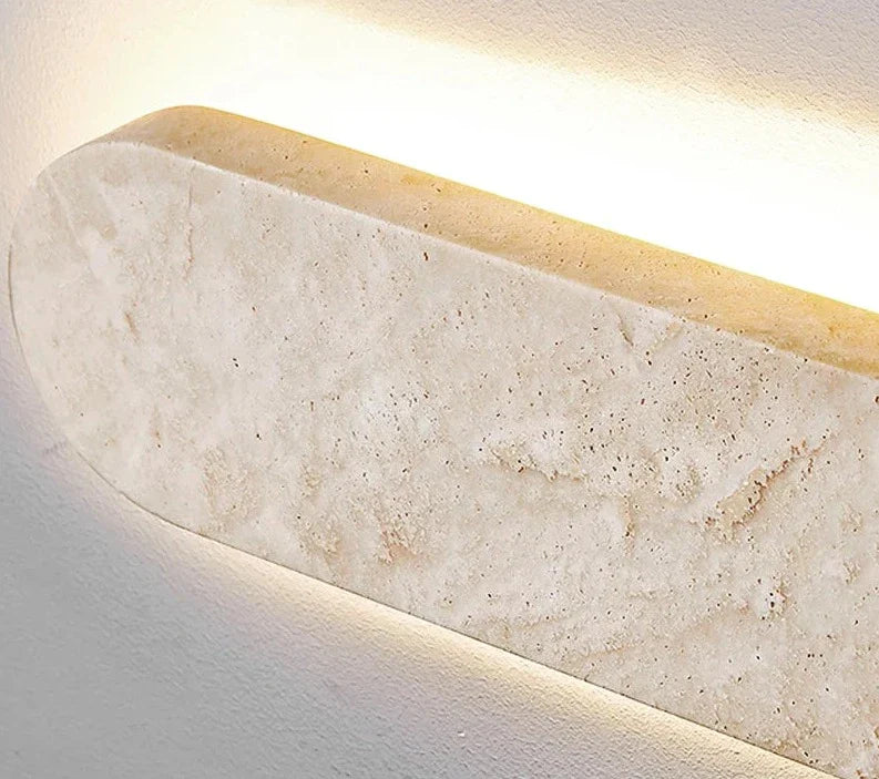 Thalyn - Elegante Wabi Sabi LED Wandlampe IP65 für minimalistisches Design