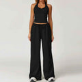 Eleanor Damen Winter Casual-Hosen mit weitem Bein und lockerer Passform