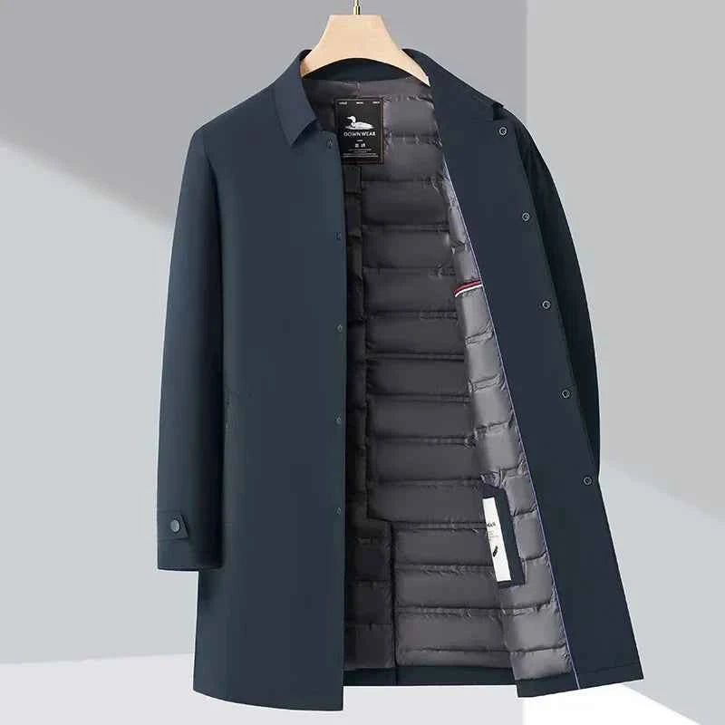 Burke Stylischer Daunen-Trenchcoat für gemütliche Eleganz
