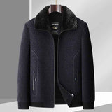 Jacke mit Fellkragen für einen warmen und eleganten Stil