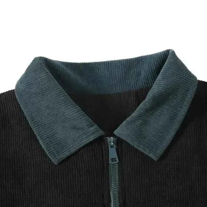 Montana Bekleidung Gestepptes Steppjacke mit Blockstreifen aus Cordo