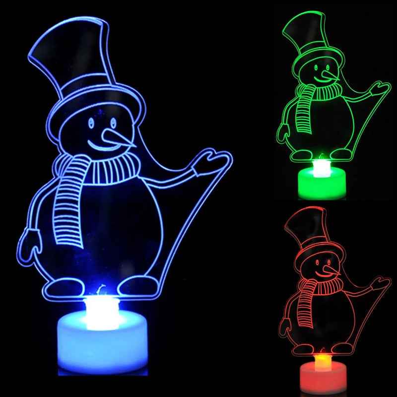 SnowGlow - Bunte LED-Schneemannlichter zur Schaffung magischer Weihnachtsstimmungen
