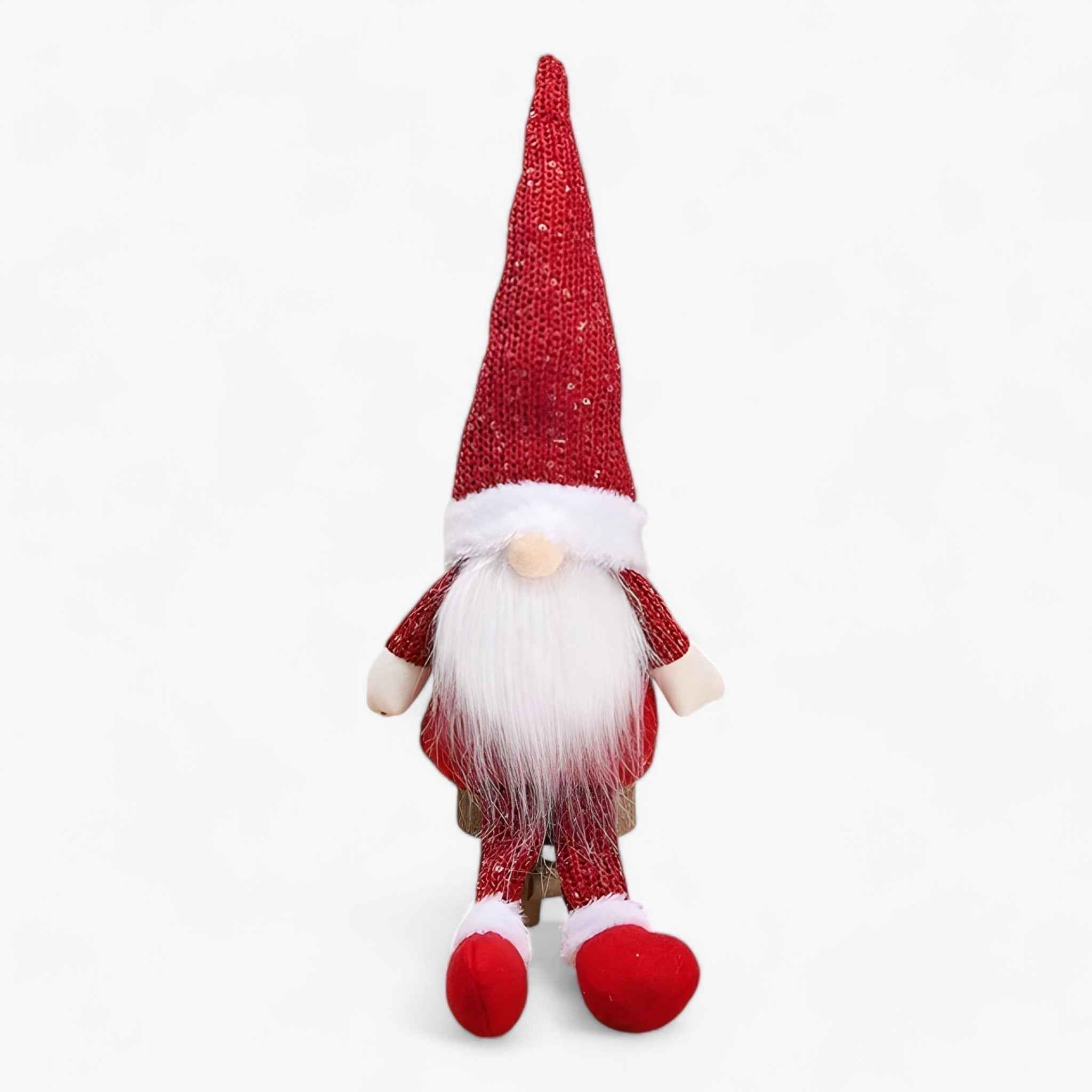 SantaFace | Weihnachtsfigur ohne Gesicht - Schaffen Sie eine magische und mysteriöse Atmosphäre für Ihre Weihnachtsdekorationen