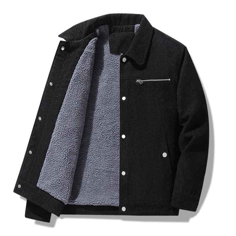 Modische Rippen-Cordjacke für einen trendigen Look