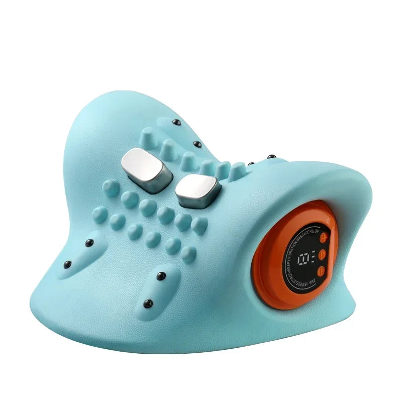 Elektrisches Nackenkissen mit Wärme und Vibrationsmassage