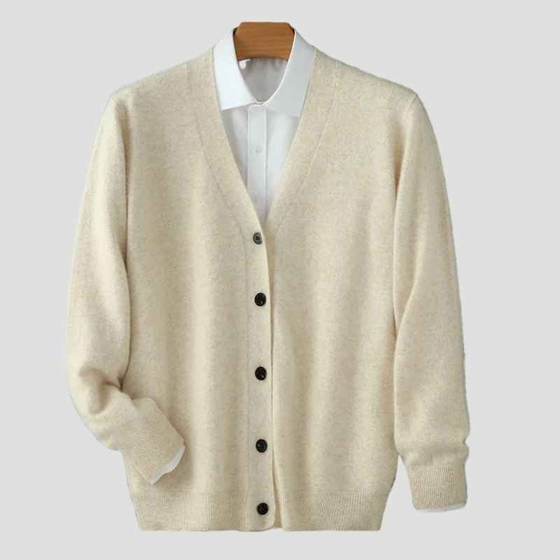 Lucas | Herren-Cardigan im Casual-Stil – Weicher Strick für täglichen Komfort und Stil