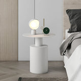 Stilvoller Moderner Runder Beistelltisch mit Minimalistischem Design für das Schlafzimmer