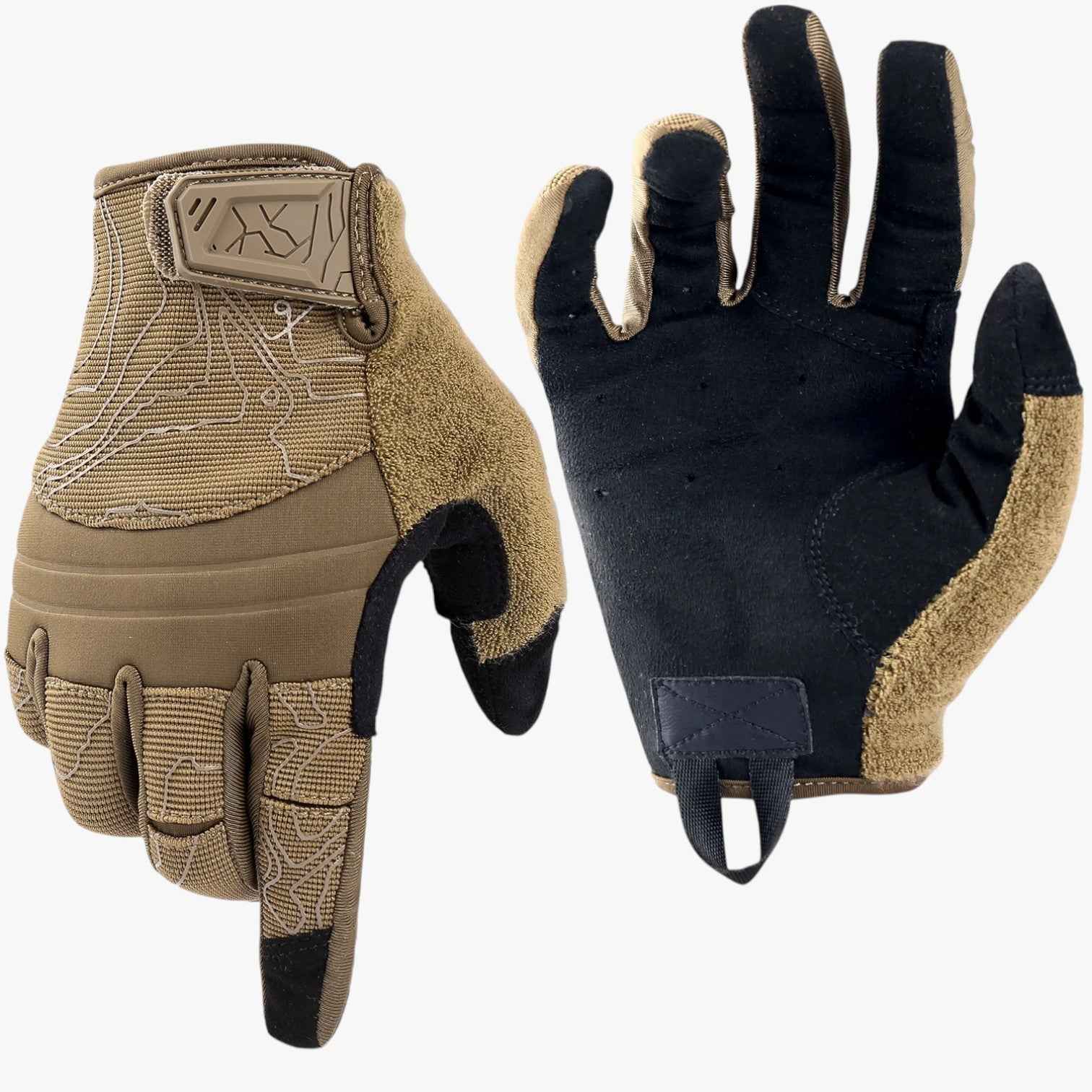 Troy Taktische Touchscreen-Vollfinger-Handschuhe – Atmungsaktiv, Strapazierfähig und Bequem