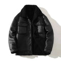 Lederjacke mit weichem Futter aus Pullover für maximalen Komfort Damen