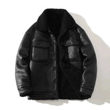 Lederjacke mit weichem Futter aus Pullover für maximalen Komfort Damen