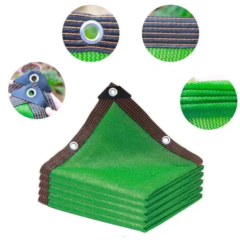 Zonneschermnet Schwarz HDPE - UV Werend Schaduwdoek für Terras & Tuin