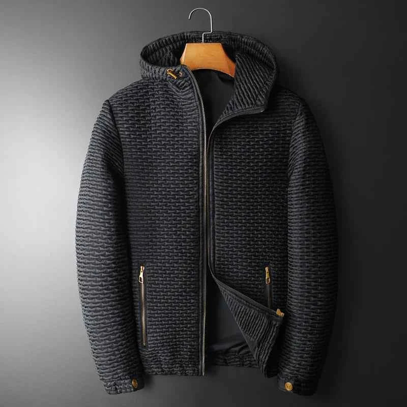 Elegante und Bequeme Schwarz Micro-Quilt Jacke