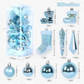 21 pezzi di eleganti orecchini con palline di Natale e pendenti a forma di stalattite per decorazioni festive