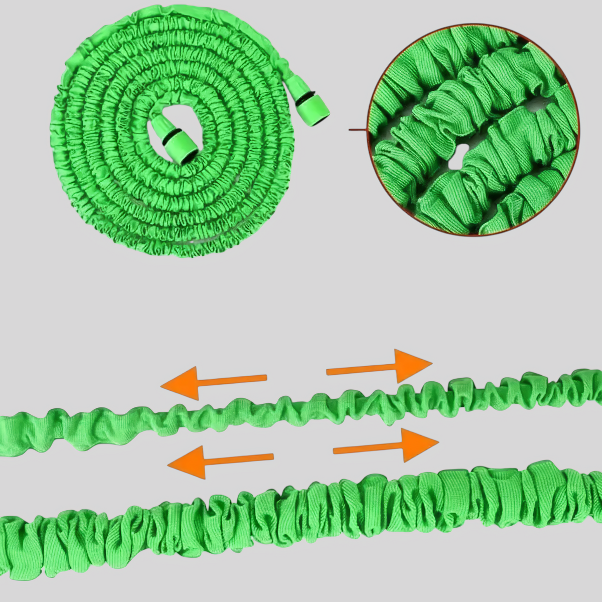 Expandable Garden Hose - Tangle-Free & Compact - Multiple Lengths