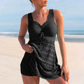 Anna gemustertes Tankini-Set – schmeichelhafte Bademode mit auffälligem Muster