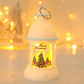 Lanterne LED festive con motivo Babbo Natale per un'atmosfera natalizia accogliente