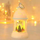 Festive LED lanterns with Santa Claus motif for a cozy Christmas atmosphere